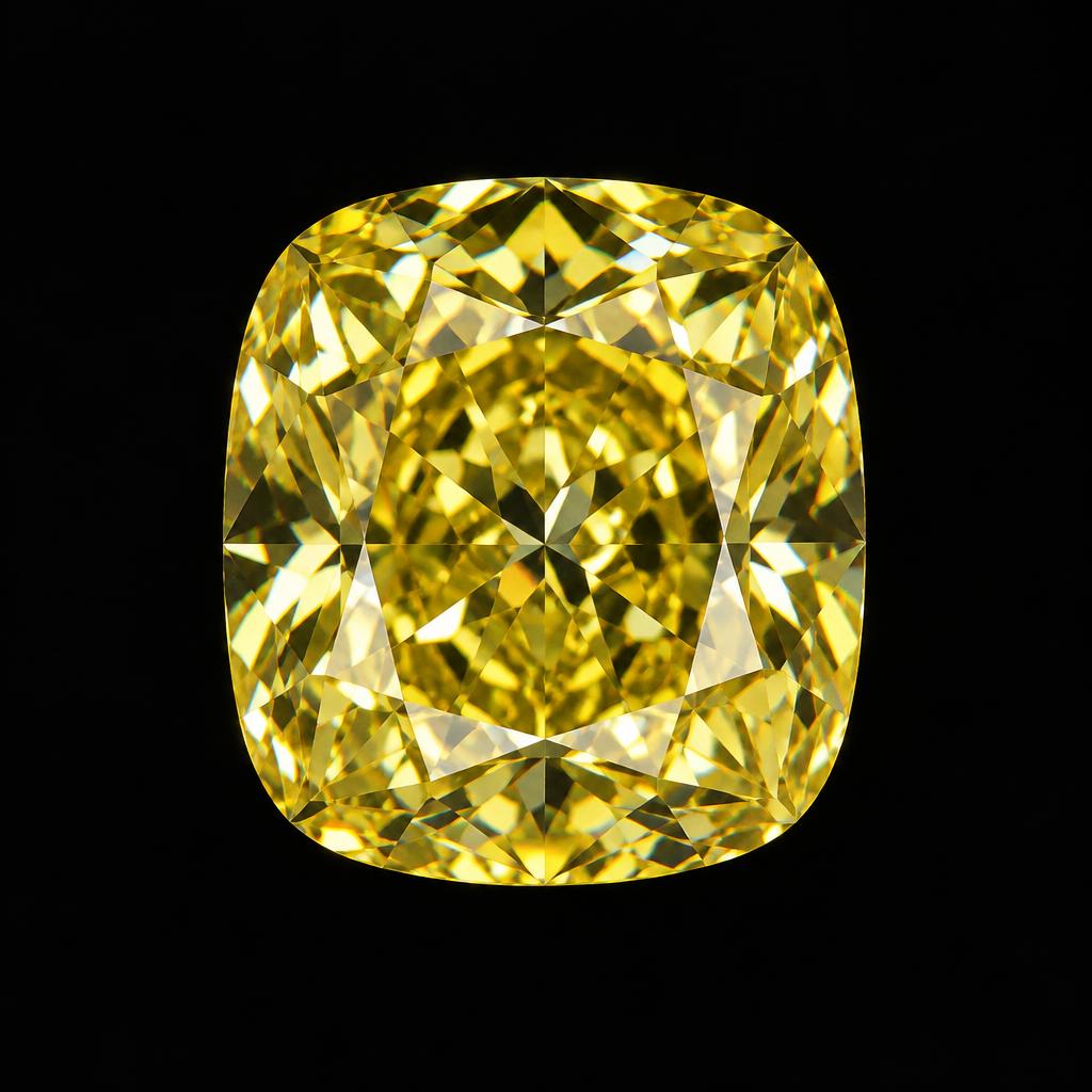 Fancy yellow diamond